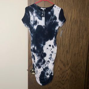 Tie dye midi dress
